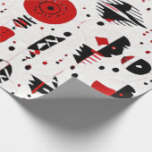 Red Earth: Indianerische Muster Geschenkpapier (Ecke)