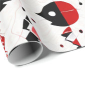 Red Earth: Indianerische Muster Geschenkpapier (Rolleneckpunkt)