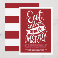 Red Eat Drink und Sei froh über das Virtual Christ