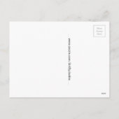 Red Eft Eastern Newt Feiertagspostkarte (Rückseite)