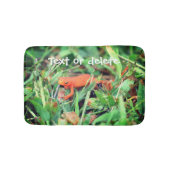 Red Eft Orange Salamander Nature 1 Badematte (Vorderseite)