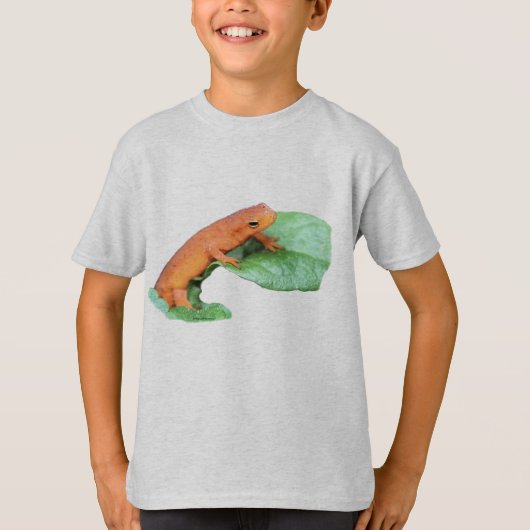 Red Eft Orange Salamander Nature T-Shirt (Vorderseite)