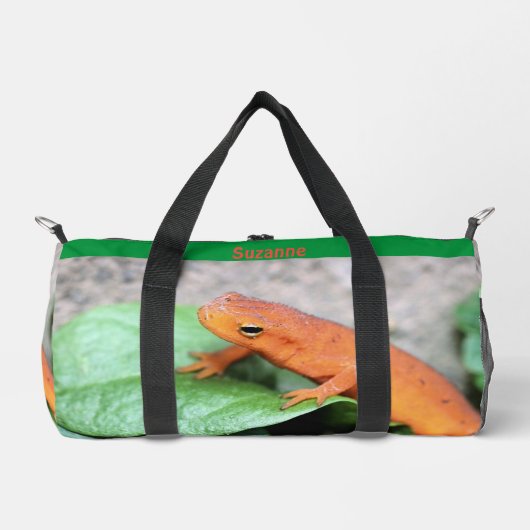 Red Eft Orange Salamander Personalisiert Duffle Bag (Vorderseite)