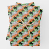 Red Eft Orange Salamander Tiermuster Geschenkpapier Set (Beispiel)