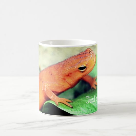 Red Eft Salamander Nature Personalisiert Kaffeetasse (Mittel)