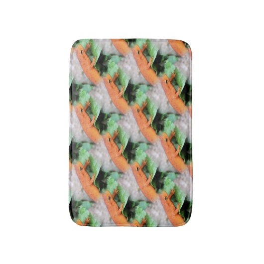 Red Eft Salamander Tierart Badematte (Vorderseite Vertikal)