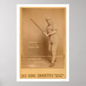 Red Ehret Baseball Card 1889 Poster (Vorne)