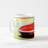 Red Elan S4 Kaffeetasse (Vorderseite Links)