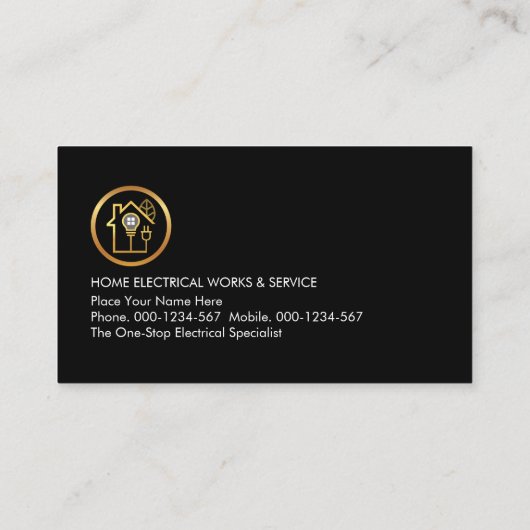 Red Electric Lightning Powers Your Name Visitenkarte (Rückseite)