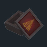 Red Elegant Christmas Tree Keepake Box<br><div class="desc">Die Speicherboxen, die diese wertvollen Geschenke, Erinnerungen und Erinnerungen einer bestimmten Person, eines bestimmten Ortes oder einer bestimmten Zeit zusammenführen, sind in der Erinnerung. Die Kisten aus Holz sind eine wunderschöne Möglichkeit, um diese speziellen Medaillen, Briefe, Hundemarken, Familienerbe, Münzen, lose Veränderung, Preise, Schmuck oder Babyzähne zu lagern. Die Boxen sind...</div>