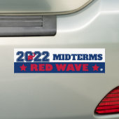 Red Elephant Red Wave 2022 Midterms Autoaufkleber (Auf Auto)