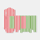 Red & Elf Green Candy Striping Streifen Geschenkschachtel (Ungefaltet)