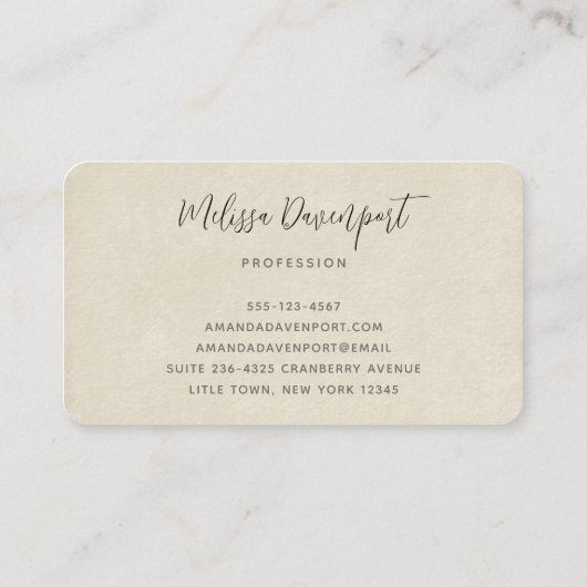 Red Elf Slipper mit Candy Canes Visitenkarte (Rückseite)