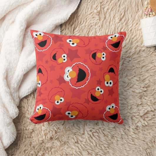 Red Elmo Faces Pattern Kissen (Decke)