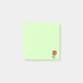 Red Emoji Tulip Post-it Klebezettel (Vorderseite)