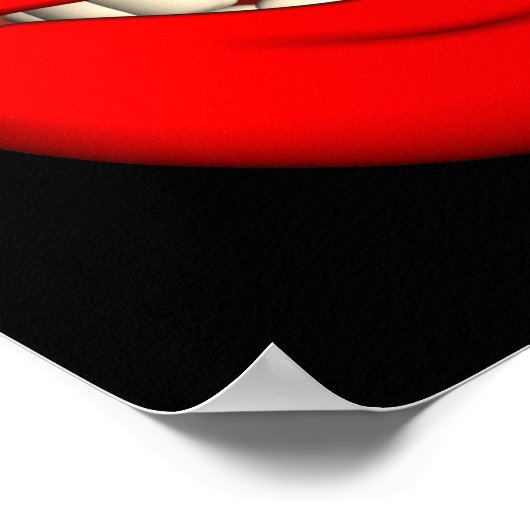 Red Emoticon Poster (Ecke)