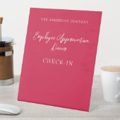 Red Employee Appreciation Event Sockelschild (In Situ)