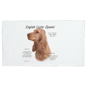 Red English Cocker Spanische Geschichte Kissenbezug