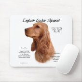 Red English Cocker Spanische Geschichte Mousepad (Mit Mouse)