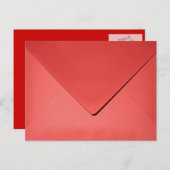 RED ENVELOPE Voransprache mit Präsident Obama Postkarte (Vorne/Hinten)