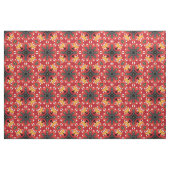 Red Ethnic Boho Oriental Arabesque Mosaik Muster Stoff (Fat Quarter (45,7 x 55,9 cm))