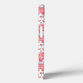 Red Ethnic Elephant Pattern Case-Mate iPhone Hülle (Rückseite / Rechts)