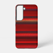 Red Ethnic Strip Phone Case Samsung Galaxy Hülle (Rückseite)