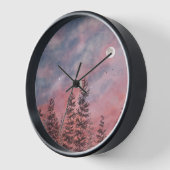 Red evening sky uhr (Winkel)