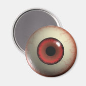 Red Evil Eye Magnet (Vorderseite/Rückseite)