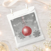 Red Extravagant Christmas Ornament Fevor Bags Geschenktütchen (Ausgeschnitten)