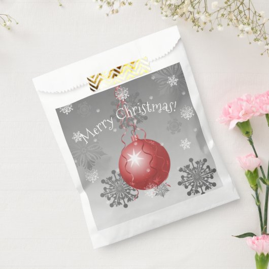 Red Extravagant Christmas Ornament Fevor Bags Geschenktütchen (Versiegelt)
