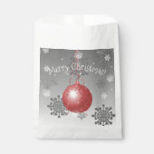 Red Extravagant Christmas Ornament Fevor Bags Geschenktütchen (Vorderseite)