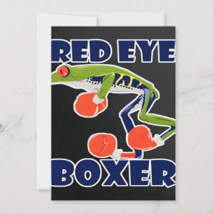 Red Eye Boxer Funny Frog Wild Animal Lover Einziga