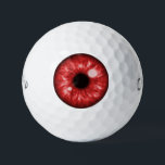 Red Eye Funny Golfball<br><div class="desc">Eine schöne rote Augengrafik lässt den Golfball wie ein Augapfel aussehen. Zeigen Sie diese Golfbälle mit einer so detaillierten Iris-Augenkunst, die in Ihrem Golfclub gezeichnet wird. Sie würden sicherlich für lange Zeit viel Spaß und interessante Gespräche mit Ihren Freunden und Ihrer Familie wecken! Perfekte Geschenkideen für Golfer, Halloween oder für...</div>