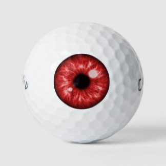Red Eye Funny Golfball