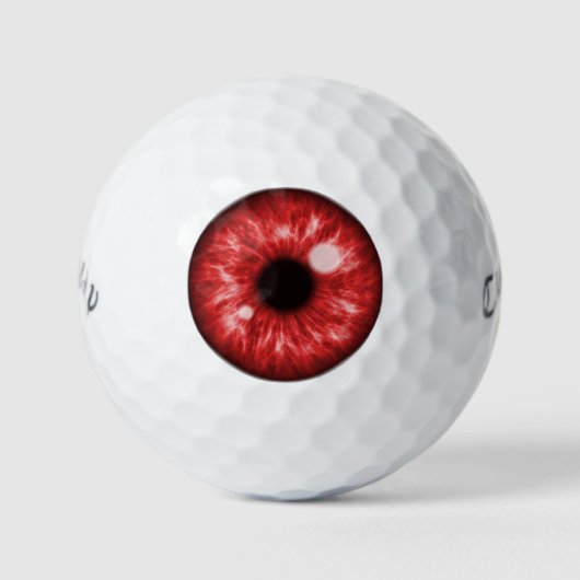 Red Eye Funny Golfball (Vorderseite)