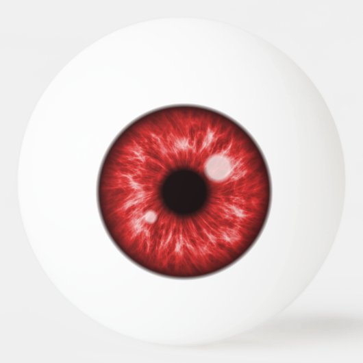 Red Eye Funny Tischtennisball (Vorderseite)