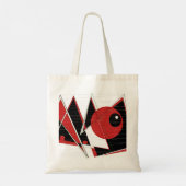 Red Eye schauen Budget Tote Tasche (Rückseite)