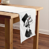 Red Eye Skeleton Kurzer Tischläufer (Beispiel)