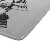Red Eye Skeleton Schneidebrett (Ecke)
