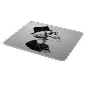 Red Eye Skeleton Schneidebrett (Ecke)