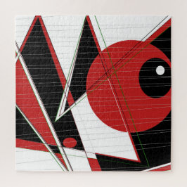 Red Eye Watching Jigsaw Puzzle