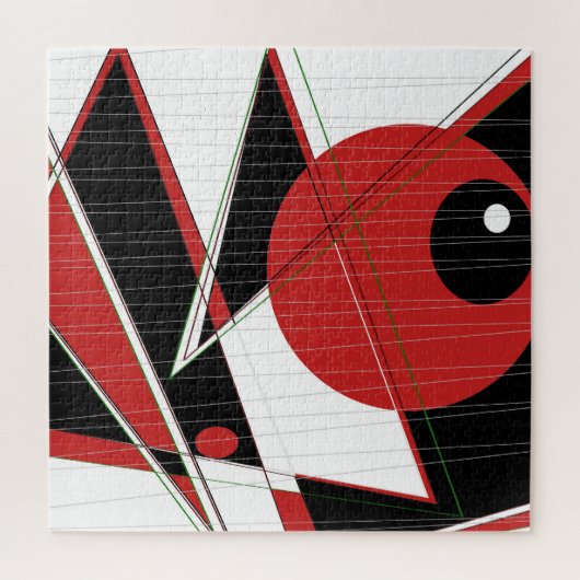 Red Eye Watching Jigsaw Puzzle (Vertikal)