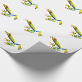 Red eyed tree frog geschenkpapier (Ecke)