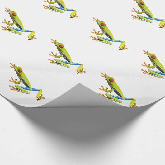 Red eyed tree frog geschenkpapier (Ecke)
