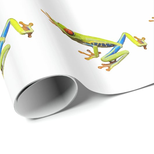 Red eyed tree frog geschenkpapier (Rolleneckpunkt)