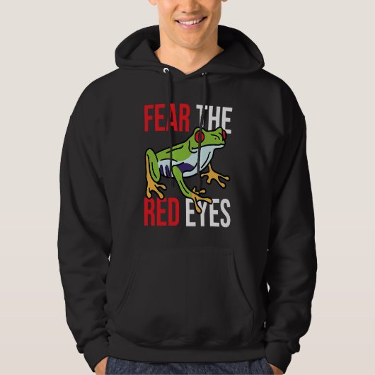 Red Eyed Tree Frog Hoodie (Vorderseite)