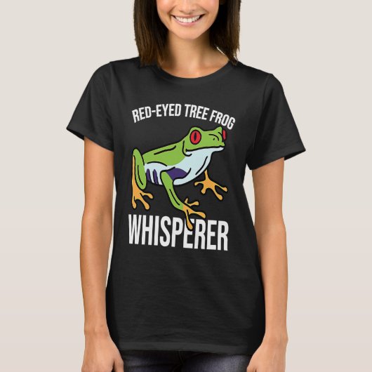 Red Eyed Tree Frog Whisperer T-Shirt (Vorderseite)