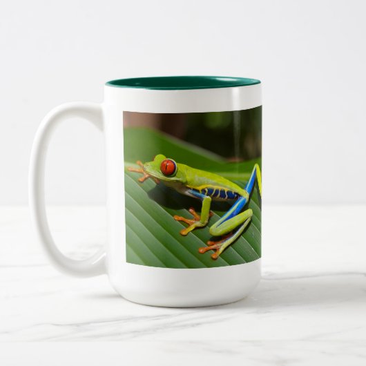 Red eyed tree frog zweifarbige tasse (Links)