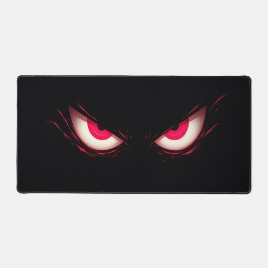Red Eyes Mouse Pad Schreibtischunterlage (Vorderseite)